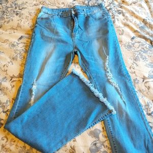 Bell bottom jeans